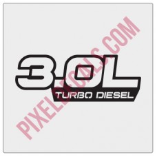 3.0L Turbo Diesel Decal