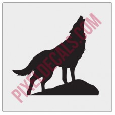 Howling Wolf Chaser Decal