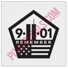 9-11-01 Remember Decal