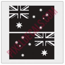 Australian Flag Decals - 1 Color