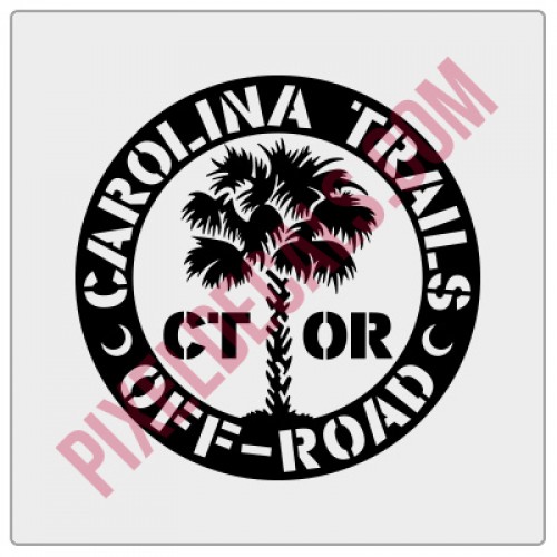 Carolina Trails Off-Road Round Decal