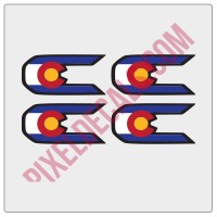 Colorado "C" Replacement for 2018+ JL/JT Rubi Decals