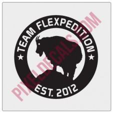 Team Flexpedition Decal - 1 color