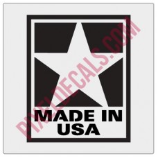 Made in USA Decal