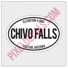 Trail Oval Decal - AZ - Chivo Falls