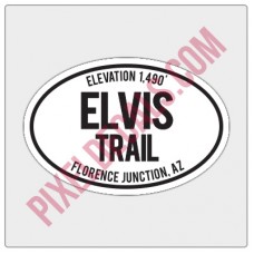 Trail Oval Decal - AZ - Elvis Trail