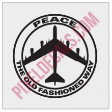 Peace The Old Fashioned Way Decal